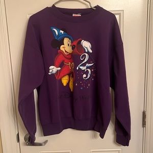 25th Disney World Anniversary crew neck